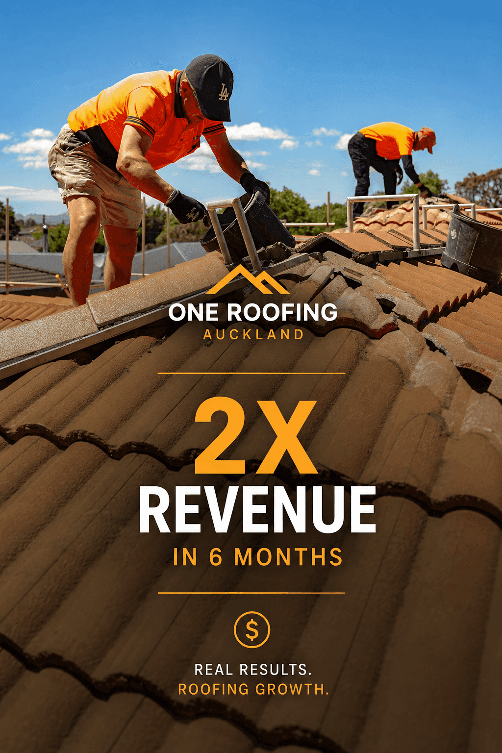 One Roofing, Auckland marketing results: 2X Revenue in 6 months from paid ads